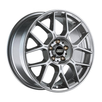BBS XR alloy wheel in Platinum Grey - 8x18 PCD5x112 Offset44