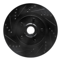 R1 Concepts R1 01-05 Ford Explorer Sport Front Left Drilled & Slotted Black Brake Rotor