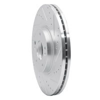 R1 Concepts R1 15-21 Kia SEDONA Front Right Drilled & Slotted Silver Brake Rotor
