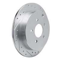 R1 Concepts R1 01-07 Buick Rendezvous Rear Right Drilled & Slotted Silver Brake Rotor