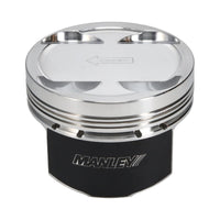Manley Performance Manley 03-06 EVO VIII/IX 87.0mm-Bore +2.0mm Over Size-10.0/10.5 CR Dish Piston Set with Rings