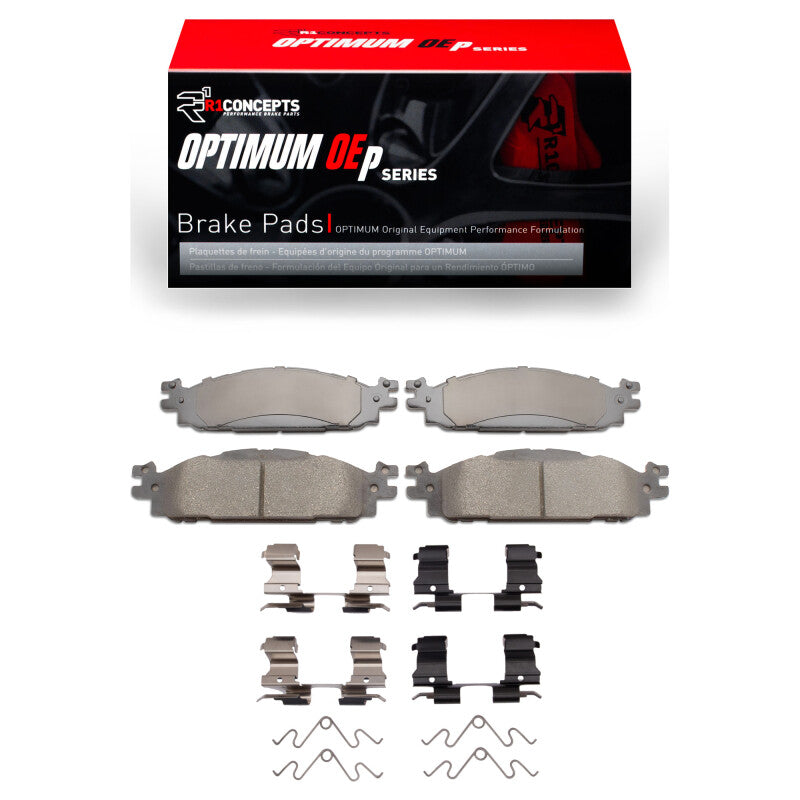R1 Concepts R1 09-10 Ford Taurus SHO Front Optimum OE Pads & Hardware Kit