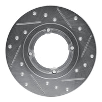 R1 Concepts R1 85-94 Chevrolet Sprint Front Left Drilled & Slotted Silver Brake Rotor