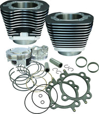 S&S Cycle 99-06 BT 97in Big Bore Cylinder Kit - Wrinkle Black