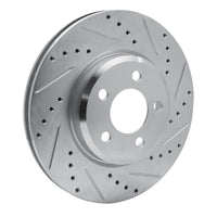 R1 Concepts R1 2005-2023 Chrysler 300 Front Right Drilled & Slotted Silver Brake Rotor