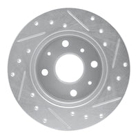 R1 Concepts R1 88-92 Daihatsu CHARADE Front Left Drilled & Slotted Silver Brake Rotor