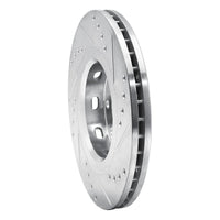 R1 Concepts R1 04-17 Chevrolet AVEO (USA/Canada) Front Left Drilled & Slotted Silver Brake Rotor