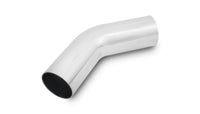 Vibrant 2.25in O.D. Universal Aluminum Tubing (45 degree bend) - Polished