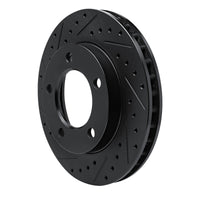 R1 Concepts R1 74-80 International SCOUT II Front Left Drilled & Slotted Black Brake Rotor