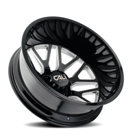 Cali Off-Road 9115D Invader Dually 22x8.25 / 8x200 BP / -192mm Offset / 142mm Hub Gls Blk Mill Wheel