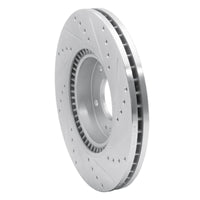 R1 Concepts R1 12-16 Kia SportAGE (USA/Canada) Front Left Drilled & Slotted Silver Brake Rotor