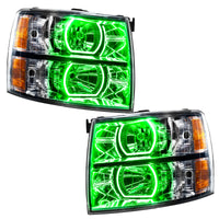 ORACLE Lighting Oracle 07-13 Chevrolet Silverado SMD HL - Square Style - ColorSHIFT w/ Simple Controller