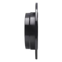 R1 Concepts R1 83-95 Mercedes-Benz 300D Rear Right Drilled & Slotted Black Brake Rotor