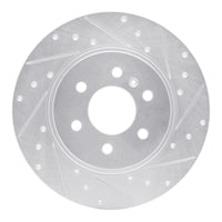 R1 Concepts R1 06-06 Buick TERRAZA Rear Right Drilled & Slotted Silver Brake Rotor