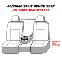 Covercraft 13-16 Dodge RAM Carhartt Super Dux SeatSaver Custom Front Row Seat Covers - Black