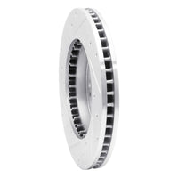 R1 Concepts R1 98-98 Eagle TALON Front Right Drilled & Slotted Silver Brake Rotor