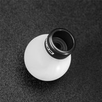 Cobb Subaru 6-Speed COBB Shift Knob - White w/Stealth Black Collar (Non-Weighted)
