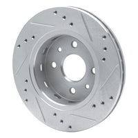 R1 Concepts R1 01-03 Kia SEPHIA Front Left Drilled & Slotted Silver Brake Rotor