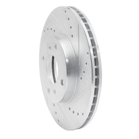 R1 Concepts R1 98-99 Acura CL Front Right Drilled & Slotted Silver Brake Rotor