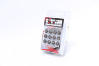 Wheel Mate Monster Lug Nut Caps - Silver 14x1.50