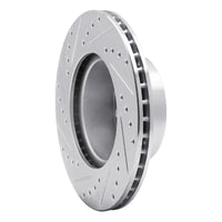R1 Concepts R1 76-82 BMW 530I Front Right Drilled & Slotted Silver Brake Rotor