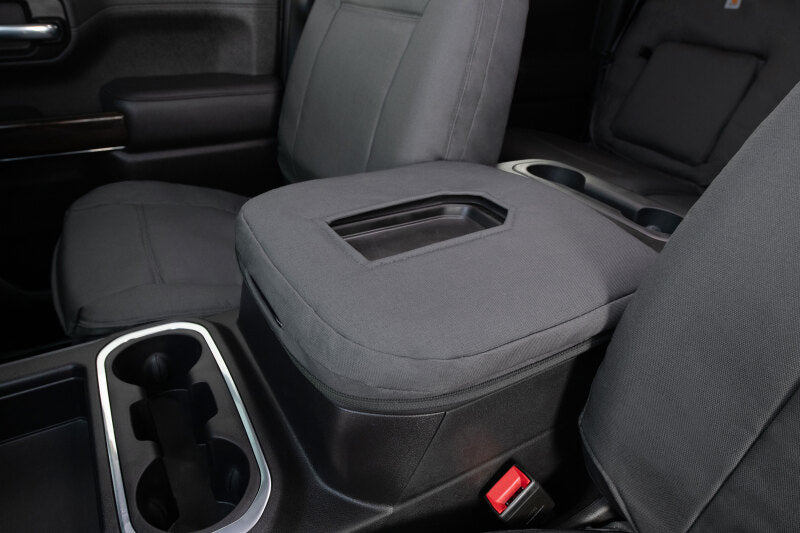 Covercraft 19-24 Dodge Ram 1500 Carhartt PrecisionFit Custom Second Row Seat Covers - Gravel