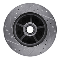 R1 Concepts R1 1988-1991 Chevrolet C1500 Front Right Drilled & Slotted Silver Brake Rotor