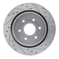 R1 Concepts R1 03-05 Chevrolet Express 2500 Rear Left Drilled & Slotted Silver Brake Rotor