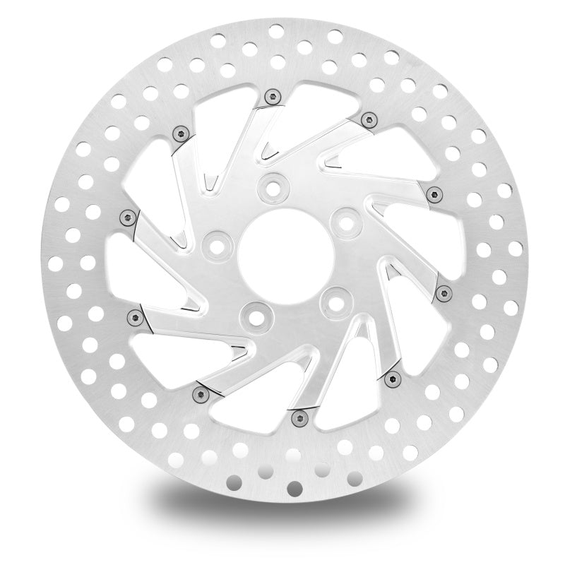 Performance Machine Disc/Carr 11.8 Del Rey Front Right - Chrome
