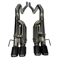 Kooks Headers Kooks 09-13 Chevrolet Corvette Z06/ZR1 3in. Valved Axle-Back Exhaust w/ CF Tips