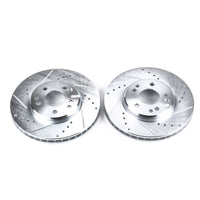 PowerStop Power Stop 90-93 Mercedes-Benz 300SL Front Evolution Drilled & Slotted Rotors - Pair