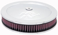 K&N Engineering K&N 5 1/8in Flange 11in OD 3 1/4in Height w/ Vent Custom Air Cleaner Assembly