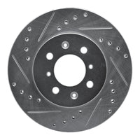 R1 Concepts R1 84-85 Dodge Caravan Front Left Drilled & Slotted Silver Brake Rotor