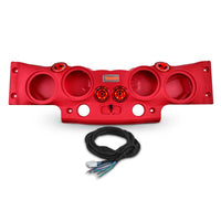 DS18 2007-18 Jeep JK/JKU Soundbar Fits 4 x 8in Speakers (Not Included) Tweeters Drivers Included-Red