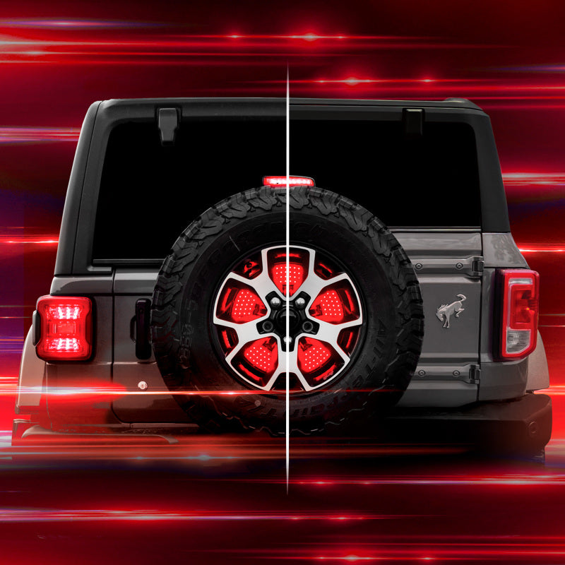 XKGLOW XK Glow Bronco 5th Wheel Light w/ Brake, Running, Reverse and Turn Signal Lights