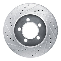 R1 Concepts R1 1965-1972 Dodge Dart Front Left Drilled & Slotted Silver Brake Rotor