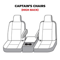 Covercraft 00-06 Ford Excursion Polycotton SeatSaver Custom Front Row Seat Covers - Misty Grey
