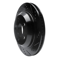 R1 Concepts R1 98-02 Chevrolet Camaro Rear Right Drilled & Slotted Black Brake Rotor