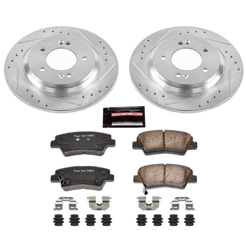 PowerStop Power Stop 18-19 Hyundai Elantra GT Rear Z23 Evolution Sport Brake Kit