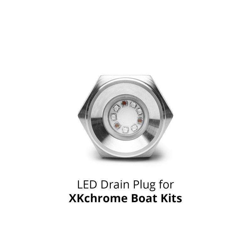 XKGLOW XK Glow Drain Plug IP 68 Marine Underwater Light 13.5W 1/2in