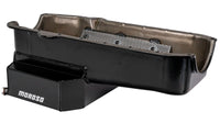 Moroso Pre-80 Chevrolet Small Block (w/2 Pc Seal) Road Race Wet Sump 7qt 7.5in Steel Oil Pan - Black