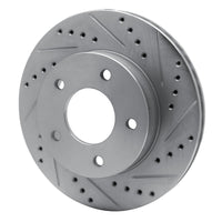 R1 Concepts R1 75-79 Ford LTD Right Rear Drilled & Slotted Silver Brake Rotor