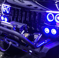 ORACLE Lighting Oracle Vector Jeep Wrangler JK Grille Halo Kit - ColorSHIFT w/o Controller