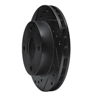 R1 Concepts R1 81-94 Ford Escort Front Left Drilled & Slotted Black Brake Rotor