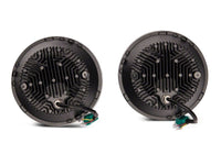 Raxiom 07-18 Jeep Wrangler JK Axial 7-In LED Headlights w/ DRL Turn Signals- Black Housing (Clear)