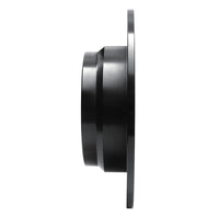 R1 Concepts R1 96-04 Volvo S70 Rear Left Drilled & Slotted Black Brake Rotor