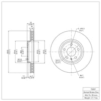 DFC 08-12 Audi A5 Front Brake Rotor