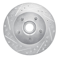 R1 Concepts R1 1969-1996 Buick Riviera Front Left Drilled & Slotted Silver Brake Rotor