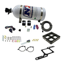 Nitrous Express Dry Dual Stage Billet Crossbar Plate System 100-1000hp (4500 Flange) w/10lb Bottle