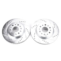 PowerStop Power Stop 18-19 Buick Enclave Rear Evolution Drilled & Slotted Rotors - Pair